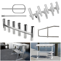Cadre de table à filet de quai formé sur mesure Station de nettoyage du poisson Support de fabrication de soudage en aluminium