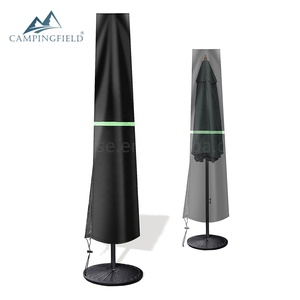 Housse de parasol cantilever zippée pour terrasse, <span class=keywords><strong>piscine</strong></span>, plage, patio, balcon - Product Image 3