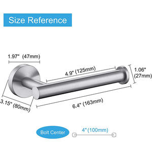 <span class=keywords><strong>Porte</strong></span>-serviettes en papier en acier inoxydable 304 <span class=keywords><strong>porte</strong></span>-serviettes en papier vertical <span class=keywords><strong>porte</strong></span>-rouleau de papier suspendu au mur - Product Image 3