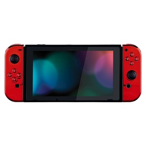 For Nintendo <b>Switch</b> Handle Cover, Custom <b>Chroming</b> Red Full Controller Shell Kit - Product Image 6