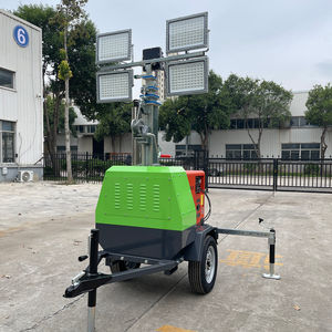 Vente directe usine : <span class=keywords><strong>Tour</strong></span> d'éclairage LED 100W à mât de 5m-9m, alimentée par moteur diesel, efficace et temporaire, avec certificat EPA CE - Product Image 5