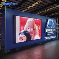 Pantalla LED Publicitaria para Exteriores, Programable, Impermeable, a Todo Color, RGB, P8/P10, Letrero Tipo Pylon