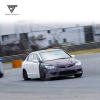 Pare-chocs avant de style OEM pour Honda Civic Fd2 Type-R 2006-2010 (uniquement pour Type-R Auto) en fibre de carbone / fibre de verre personnalisé