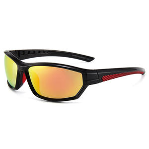 Lunettes de soleil de sport P515, monture noire en PC, verres polarisés TAC, protection UV400 pour le cyclisme et les activités de plein air - Product Image 4
