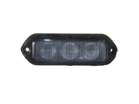Luces Estroboscópicas de Advertencia de Emergencia Nuevas, Impermeables IP67, Azules, 3 LED, 16 Patrones de Destello para Vehículos, Montaje en Superficie de Camiones