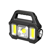 Lámpara DE TRABAJO LED de alto brillo Carga solar multifunción con ajuste de seis engranajes para acampar