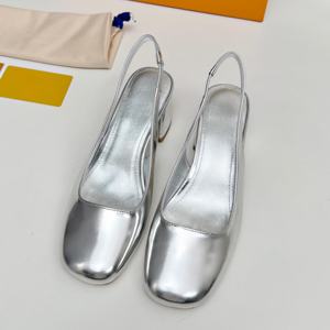 Zapatos de tacón alto formales de marca famosa de diseñador de alta calidad, zapatos Mary Jane de punta redonda, versátiles y casuales para mujer. - Product Image 6