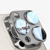 Protection d'écran en verre arrière intégrée avec colle complète pour objectif d'appareil photo iPhone, compatible avec iPhone 17 16 15 14 13 12 Pro Max
