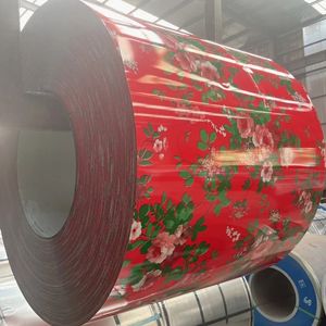 Fabricant direct 3D motif fleur oiseau bois conception PPGI couleur acier bobine en vente - Product Image 2