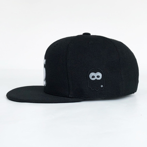 Custom <strong>Your</strong> <strong>Own</strong> Glow in the Dark Embroidery Logo Hat Polyester Flat Brim Hat 6 Panel Snapback <strong>Caps</strong> - Product Image 3