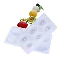 Moule à fruits en silicone 3D LifeTop, moule à gâteau en silicone pour la pâtisserie, forme de fruits, bonbons, gelée, chocolats