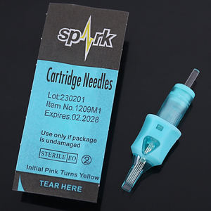 Agujas de cartucho de tatuaje desechables Spark para estudios de tatuaje Cartuchos de aguja de acero importados RS/<span class=keywords><strong>RL</strong></span>/M/CM - Product Image 3