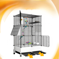 Cage à oiseaux de grande taille robuste avec tiroir pour l'élevage d'oiseaux d'intérieur, en gros, à vendre en Inde