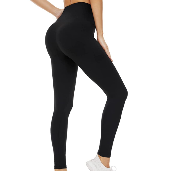 2021 High-quality Wool Lined High Waisted  Winter Warm Workout Pants Fitness Casual Women Pants