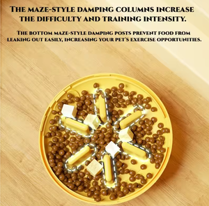 Palla Dispensatrice di Cibo per Animali Domestici a Forma Quadrata, Giocattolo da Masticare in Plastica Solida Ecologica per Auto-Intrattenimento, Mangiatoia Lenta per Gatti - Product Image 2