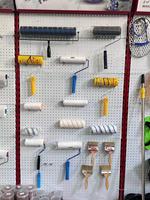 Support plaqué rugueux de rouleau de peinture de mur d'éponge de style européen avec la poignée en plastique