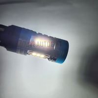 Ampoule de voiture à LED haute puissance 30W T20 W21/5W 7443 1157 BAY15D T25 3157 3030 52SMD, blanc ambre, double couleur, clignotant, refroidissement par ventilateur