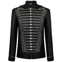 2023 médiéval hommes veste Steampunk Hussar fanfare batteur défilé veste manteau Cosplay Costume