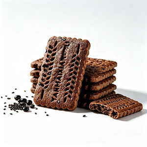 Vermicelles de riz riches en fibres sans sucre ajouté, 9 céréales noires, substitut de repas de blé entier, collation sans gras trans, régime alimentaire sain, sachet - Product Image 1