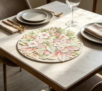 Vente en gros de sets de table en PVC TUOTU écologiques, durables, résistants à l'huile, résistants à la chaleur, imperméables, antidérapants, personnalisés