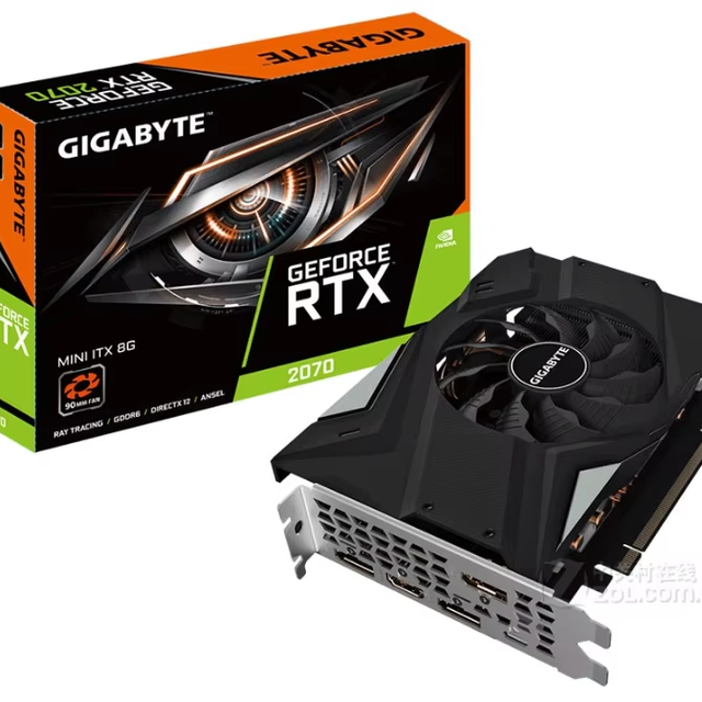 Mini ITX GPU RTX2070 8GB GDDR6 14000MHz PCI Express MXM Form Factor Workstation Graphics Card with Dual-Head Support