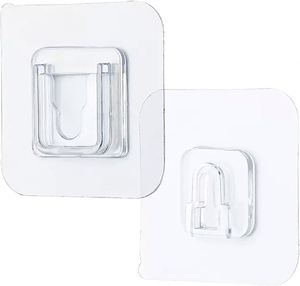 Multifunction Adhesive Novelty Wall Hooks Heavy Duty Nail Free Sticky Hook Hanger Eco-Friendly Kitchen Bathroom Organizer - Product Image 1