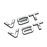 SAIGE Autocollants d'emblèmes de voiture 3D de luxe en plastique ABS chromé noir électroplaqué personnalisés pour carrosserie de voiture 328i 330i 335i 525i X3 X5