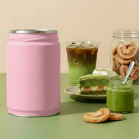 Boîte en métal ronde personnalisée OEM de qualité alimentaire pour matcha, 30g 50g, avec couvercle à vis hermétique, impression offset, emballage en fer blanc, conteneur en fer blanc