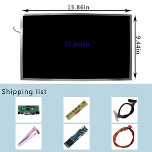 1000nits IPS LCD màn hình hiển thị Máy nghe nhạc quảng cáo 1920x1080 17.3inch quảng cáo ngoài trời LCD hiển thị 17.3 "LCD với bảng điều khiển - Product Image 5