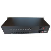 Codificador de Video en Vivo de 8 Canales H265 Ip RTMP NDI Http RTSP HLS SRT UDP para Hotel, Servidor de Facebook y YouTube
