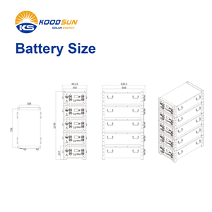 Paquete de Baterías Apilables de Alta Densidad de 51.2V 314Ah 16kWh para Sistemas Solares Residenciales y Comerciales, Fuente de Alimentación de Respaldo de Emergencia - Product Image 1