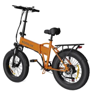 German France Warehouse 40KM/H Max Speed Cheap Electric Bike 48V 13Ah Lithium Battery Power Ebike 500W Folding Electric Bicycle