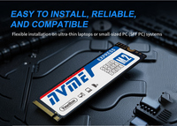 قرص صلب داخلي جديد من Ymeiton OEM M.2 NVMe SSD عالي السرعة 2280 SATA بغلاف بلاستيكي سعة 256 جيجا-1 تيرابايت لاسلكي