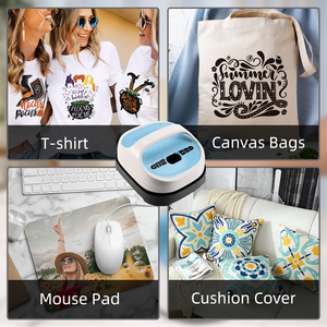 GOOSAM 21*24cm <span class=keywords><strong>Mini</strong></span> presse à chaud de transfert par sublimation portable pour l'impression de tapis de souris sur T-shirt et de sacs en toile - Product Image 4