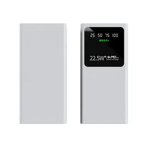 Banque d'alimentation portable OEM 22,5W PD, personnalisable en usine, 10000mAh 20000mAh, avec affichage LED, charge rapide, interface d'entrée Micro USB - Product Image 5