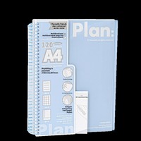 Planwith Friend Plan Co-branded A4 Grand carnet de planification multifonctionnel à spirale pour étudiants seniors, cadeau