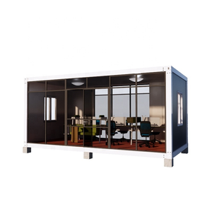 Milieubescherming Mobiele Glazen Container Huis Met Wielen Voor Site Kantoor - Product Image 1