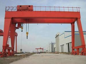 رافعة كهربائية مزدوجة الشوكة مثبتة على السكك الحديدية RMG رافعة جالوت حاوية رافعة جرافية للميناء وورشة البضائع ساحة - Product Image 5