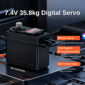 Servo numérique à engrenages métalliques Feetech SH5565MH 7,4 V 35,8 kg pour voiture RC, <span class=keywords><strong>avion</strong></span>, robot, pince, programmation éducative - Product Image 2