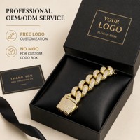 Chaîne cubaine plaquée or 14 carats pour hommes, 12 mm, style hip-hop, chaîne bling-bling pour hommes, pavée de zirconiums, faite à la main, chaîne cubaine Miami