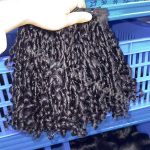 WD2 Best Price Pixie Curly Human Hair Bundle Natural Color Pixie Curls Factory Wholesale Vietnamese Hair