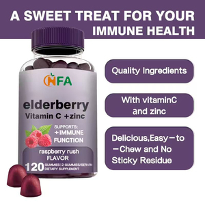Vente en gros de produits de santé personnalisés : Gummies à la vitamine C et Gummies aux baies d'églantier 3-en-1, puissants antioxydants - Product Image 6