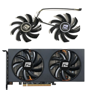 El nuevo ventilador gráfico 85mm RX <span class=keywords><strong>5700</strong></span> 5500 5600 <span class=keywords><strong>XT</strong></span> está disponible para el ventilador de refrigeración Powercolor RX 6700XT 6600XT <span class=keywords><strong>6600</strong></span> Fighter - Product Image 1