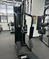 Machine à ramer assise Hyper Fitness à usage commercial, exercice pour le dos, construction en acier, pile de poids de 160 kg, durable