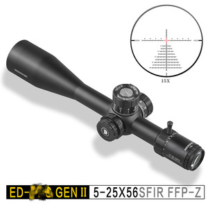Cannocchiale Discovery Optics <span class=keywords><strong>con</strong></span> Reticolo ED-PRS GEN2 5-25X56SFIR FFP-Z, Antiurto, Impermeabile e Antiappannamento - Product Image 4