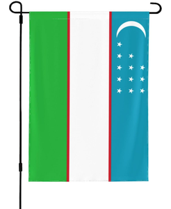 LOGOTIPO personalizado Producto de poliéster Fanáticos del evento de fútbol Banderas de mano Banderas NACIONALES DE <span class=keywords><strong>Uzbekistán</strong></span> - Product Image 3