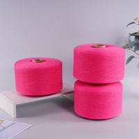 Fil de coton en gros, prix compétitif, mélange de fils colorés recyclés 20/2, fil de coton polyester recyclé pour le tricot et le tissage