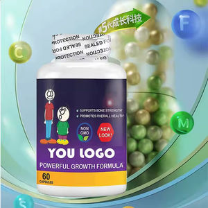 แคปซูลเพิ่มความสูง 60 แคปซูล สูตรไม่ใช่จีเอ็มโอ ผ่านการทดสอบในห้องปฏิบัติการ สำหรับผู้ใหญ่ ช่วยเสริมสร้างความแข็งแรงของกระดูก บริการ OEM/ODM - Product Image 2