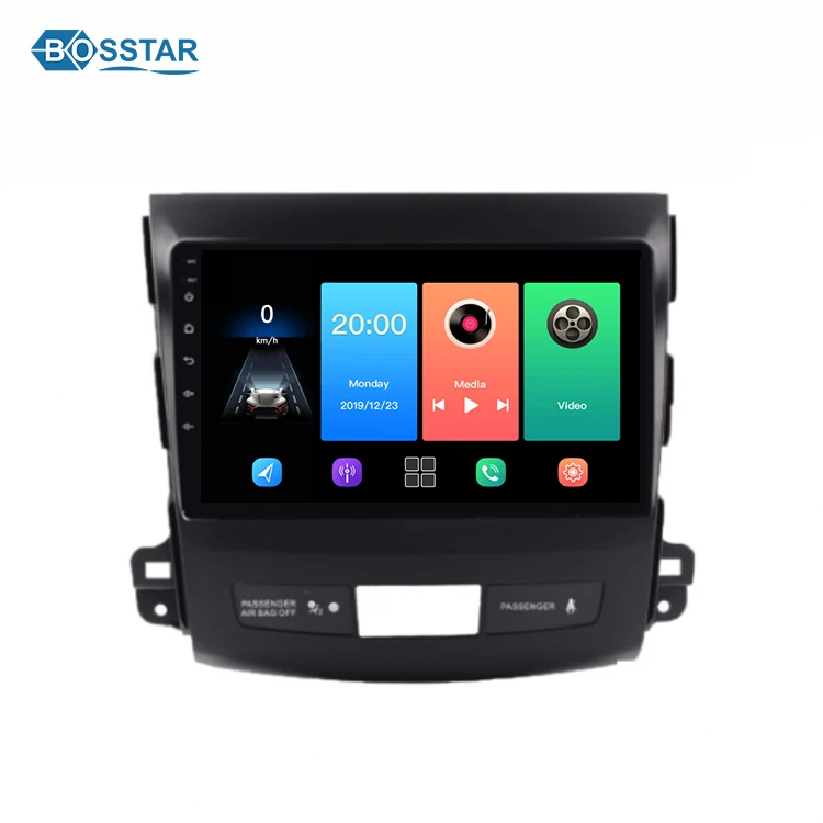 9 дюймов android 10,0 мультимедийная система для Mitsubishi Outlander 2006 2007 2008 2009 2010 2011 2012 радио автомобильный dvd-плеер