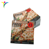 Cetak Brosur Menu Sandwich Kustom, Jilid Saddle Stitch, Buku Masak, Brosur Makanan, Kertas Seni, Kertas Offset